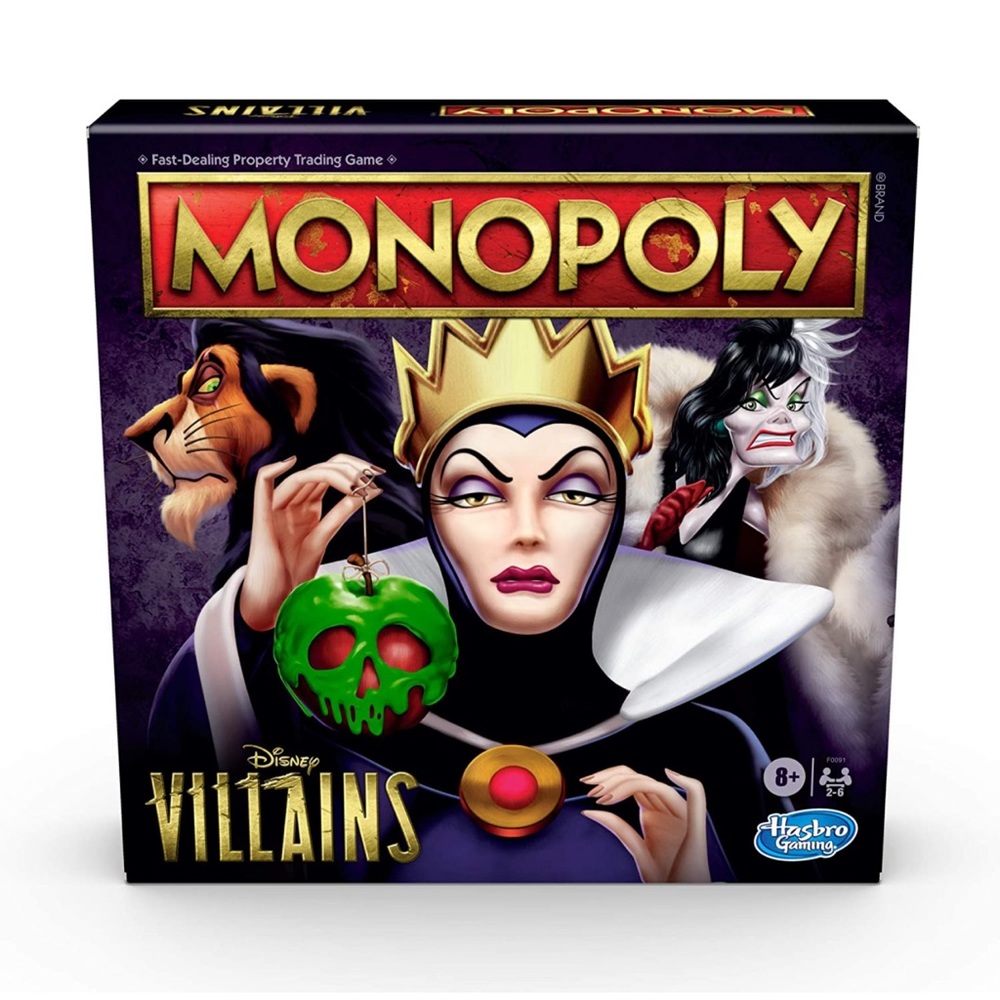 Monopoly: Disney Villains Board Game for Ages 8 and Up, Play a Disney Villain